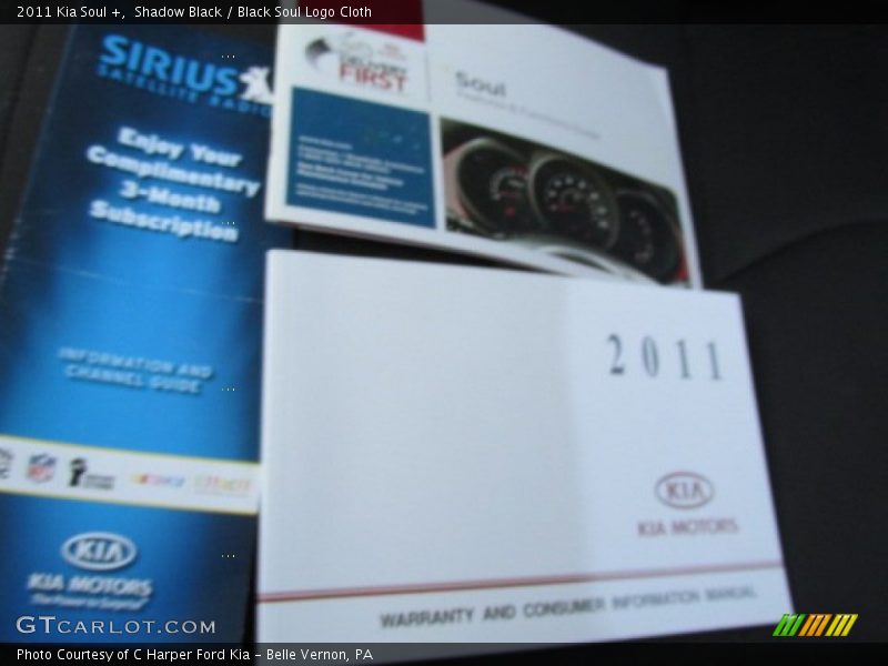 Shadow Black / Black Soul Logo Cloth 2011 Kia Soul +