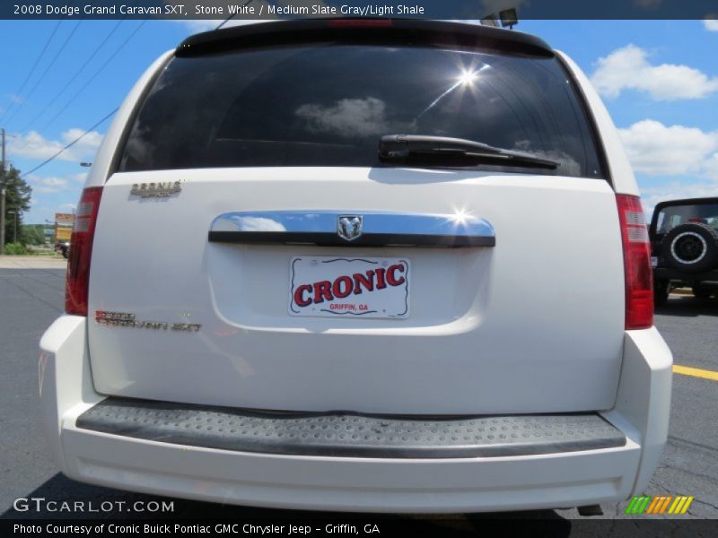 Stone White / Medium Slate Gray/Light Shale 2008 Dodge Grand Caravan SXT