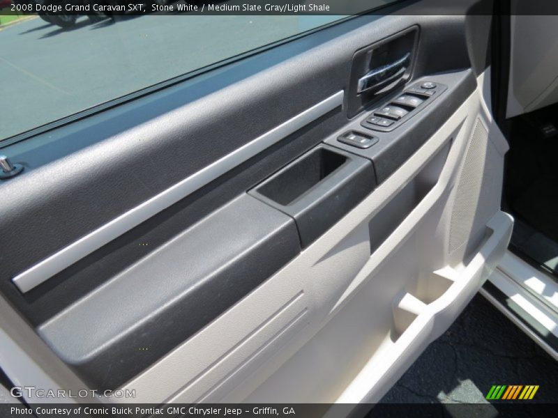 Stone White / Medium Slate Gray/Light Shale 2008 Dodge Grand Caravan SXT