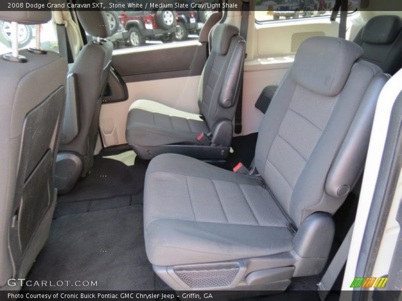 Stone White / Medium Slate Gray/Light Shale 2008 Dodge Grand Caravan SXT