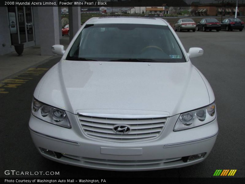 Powder White Pearl / Black 2008 Hyundai Azera Limited