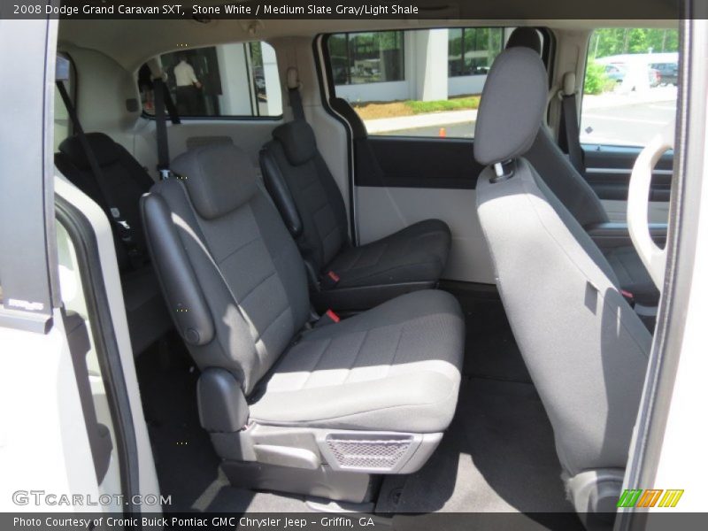 Stone White / Medium Slate Gray/Light Shale 2008 Dodge Grand Caravan SXT