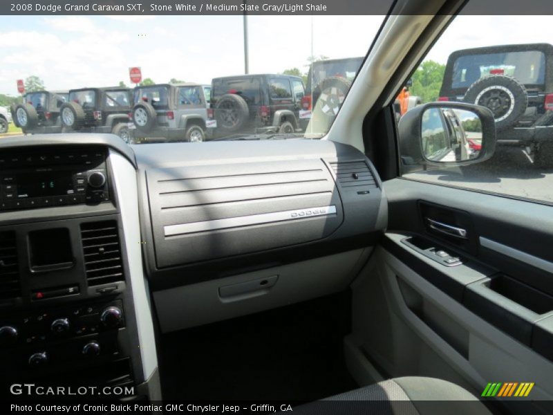 Stone White / Medium Slate Gray/Light Shale 2008 Dodge Grand Caravan SXT