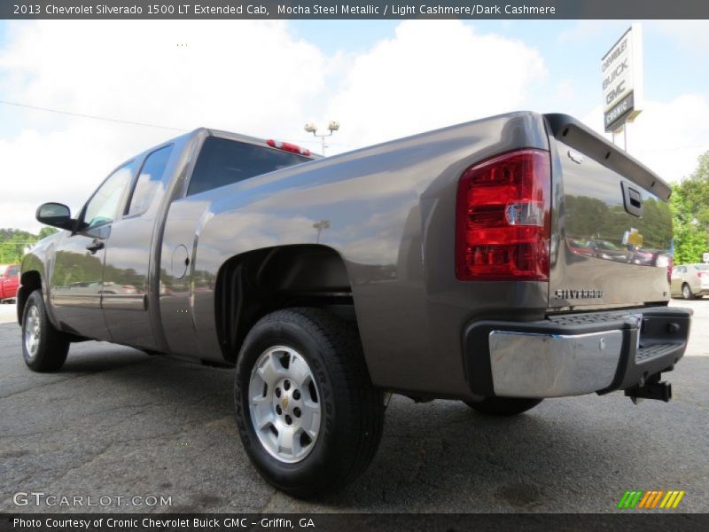 Mocha Steel Metallic / Light Cashmere/Dark Cashmere 2013 Chevrolet Silverado 1500 LT Extended Cab
