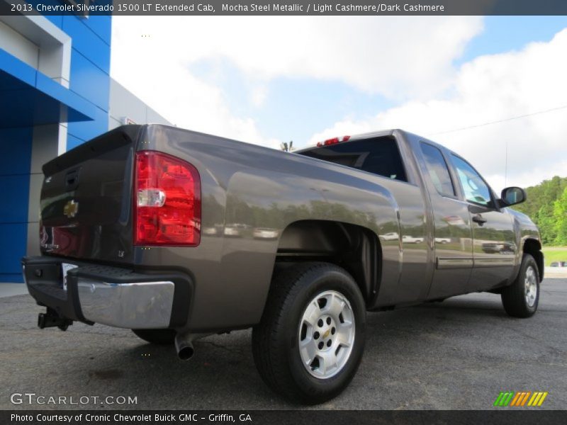 Mocha Steel Metallic / Light Cashmere/Dark Cashmere 2013 Chevrolet Silverado 1500 LT Extended Cab