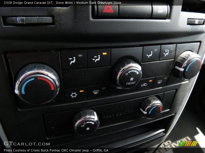 Stone White / Medium Slate Gray/Light Shale 2008 Dodge Grand Caravan SXT