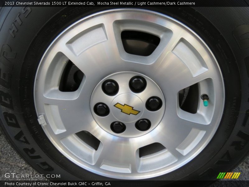 Mocha Steel Metallic / Light Cashmere/Dark Cashmere 2013 Chevrolet Silverado 1500 LT Extended Cab