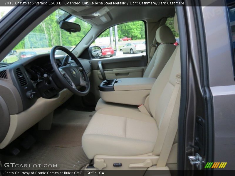 Mocha Steel Metallic / Light Cashmere/Dark Cashmere 2013 Chevrolet Silverado 1500 LT Extended Cab