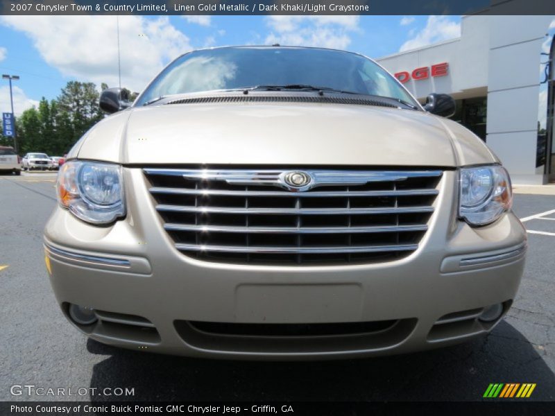 Linen Gold Metallic / Dark Khaki/Light Graystone 2007 Chrysler Town & Country Limited