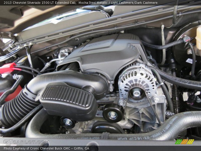 Mocha Steel Metallic / Light Cashmere/Dark Cashmere 2013 Chevrolet Silverado 1500 LT Extended Cab