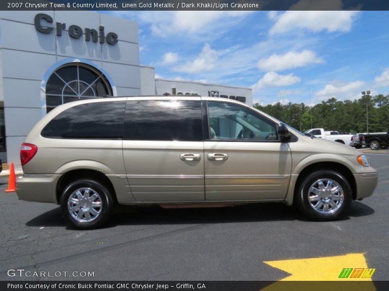 Linen Gold Metallic / Dark Khaki/Light Graystone 2007 Chrysler Town & Country Limited