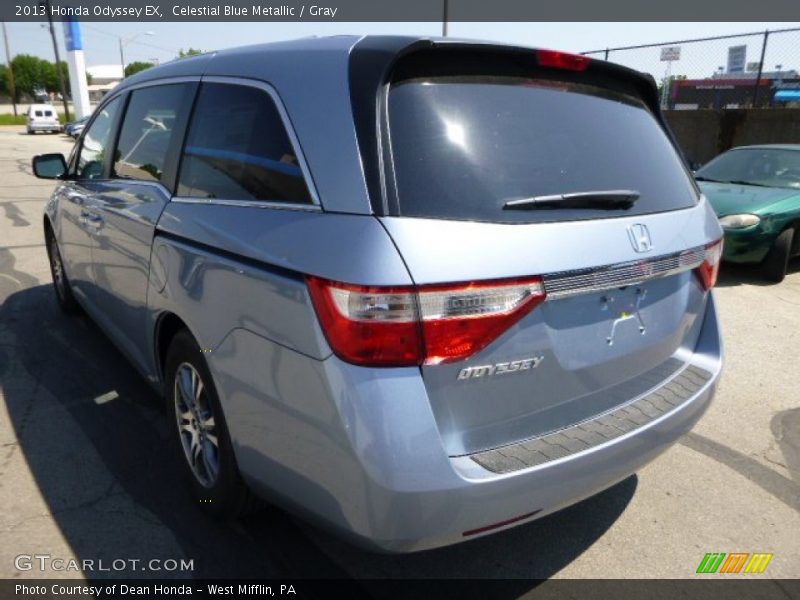 Celestial Blue Metallic / Gray 2013 Honda Odyssey EX