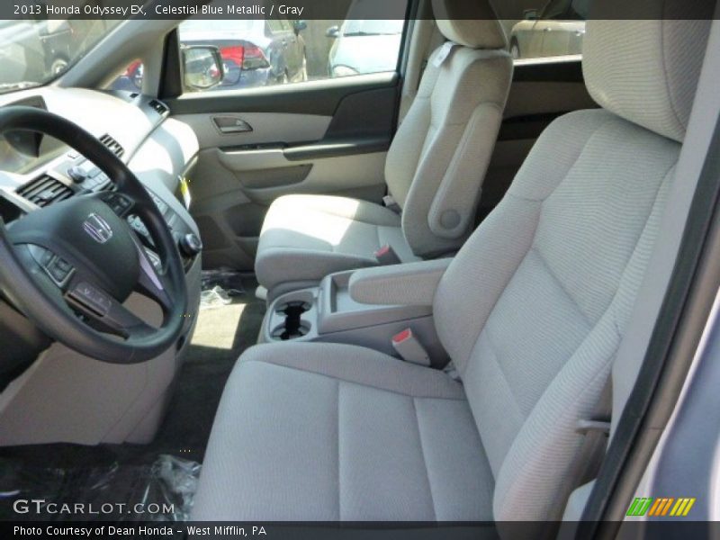Celestial Blue Metallic / Gray 2013 Honda Odyssey EX