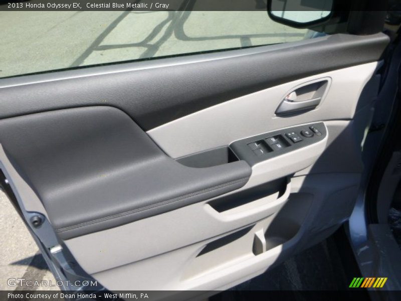 Celestial Blue Metallic / Gray 2013 Honda Odyssey EX