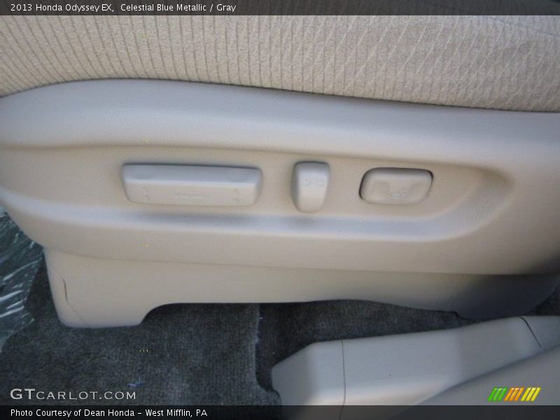 Celestial Blue Metallic / Gray 2013 Honda Odyssey EX