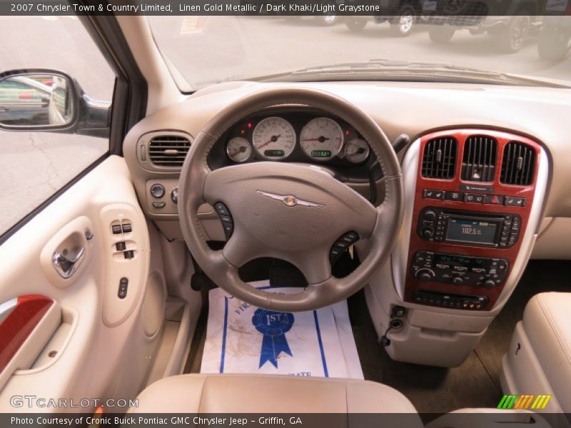 Linen Gold Metallic / Dark Khaki/Light Graystone 2007 Chrysler Town & Country Limited