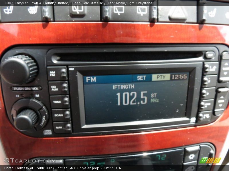 Linen Gold Metallic / Dark Khaki/Light Graystone 2007 Chrysler Town & Country Limited