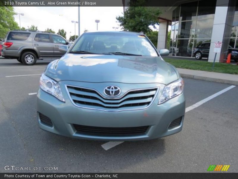 Aloe Green Metallic / Bisque 2010 Toyota Camry LE