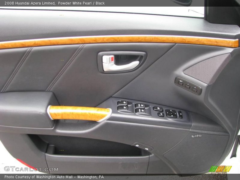 Powder White Pearl / Black 2008 Hyundai Azera Limited