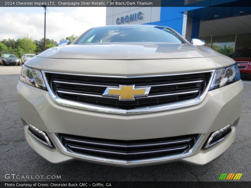 Champagne Silver Metallic / Jet Black/Dark Titanium 2014 Chevrolet Impala LTZ