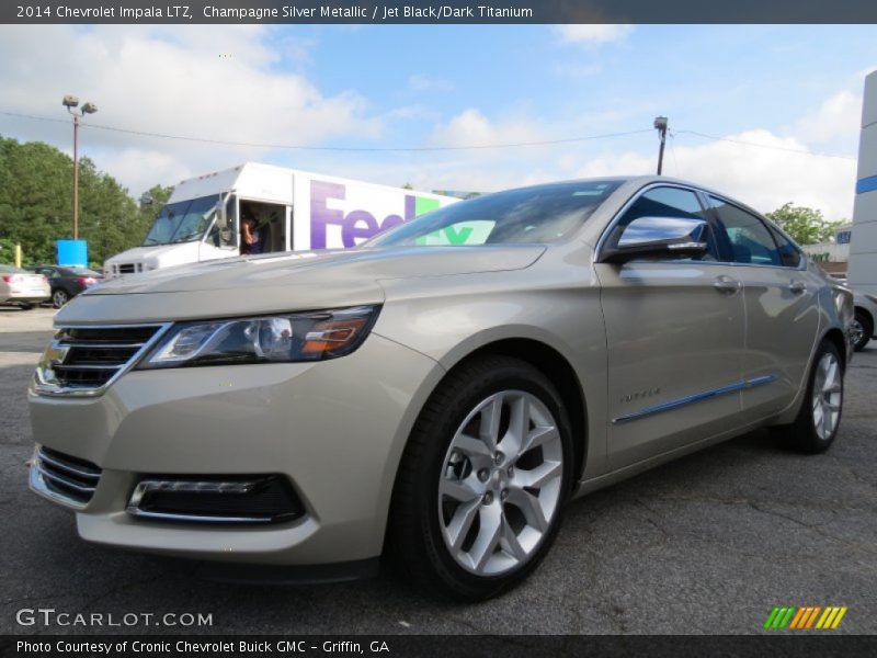Champagne Silver Metallic / Jet Black/Dark Titanium 2014 Chevrolet Impala LTZ