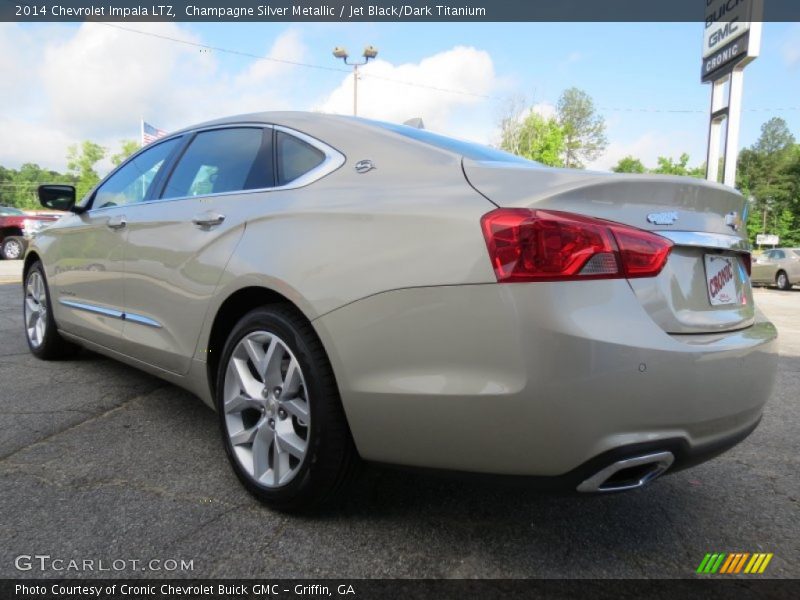 Champagne Silver Metallic / Jet Black/Dark Titanium 2014 Chevrolet Impala LTZ