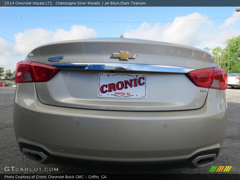 Champagne Silver Metallic / Jet Black/Dark Titanium 2014 Chevrolet Impala LTZ