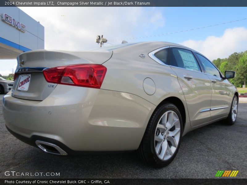 Champagne Silver Metallic / Jet Black/Dark Titanium 2014 Chevrolet Impala LTZ