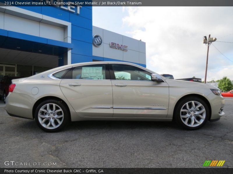 Champagne Silver Metallic / Jet Black/Dark Titanium 2014 Chevrolet Impala LTZ