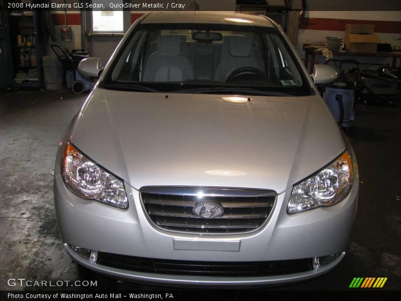 QuickSilver Metallic / Gray 2008 Hyundai Elantra GLS Sedan