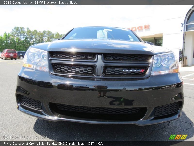 Black / Black 2013 Dodge Avenger SE V6 Blacktop