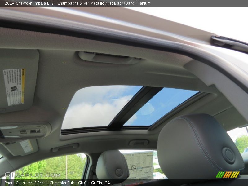 Champagne Silver Metallic / Jet Black/Dark Titanium 2014 Chevrolet Impala LTZ