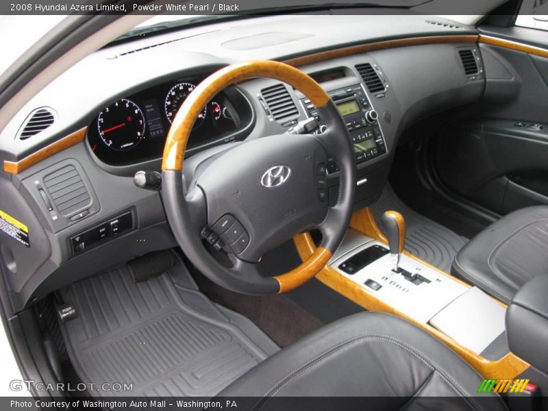 Powder White Pearl / Black 2008 Hyundai Azera Limited