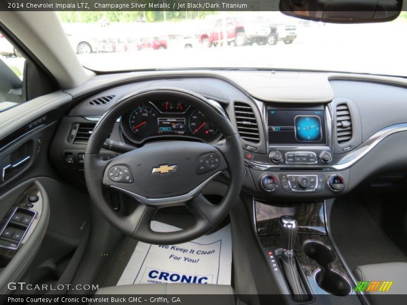 Champagne Silver Metallic / Jet Black/Dark Titanium 2014 Chevrolet Impala LTZ