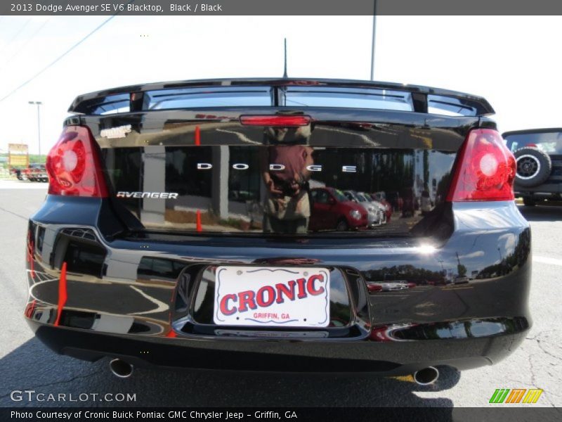 Black / Black 2013 Dodge Avenger SE V6 Blacktop