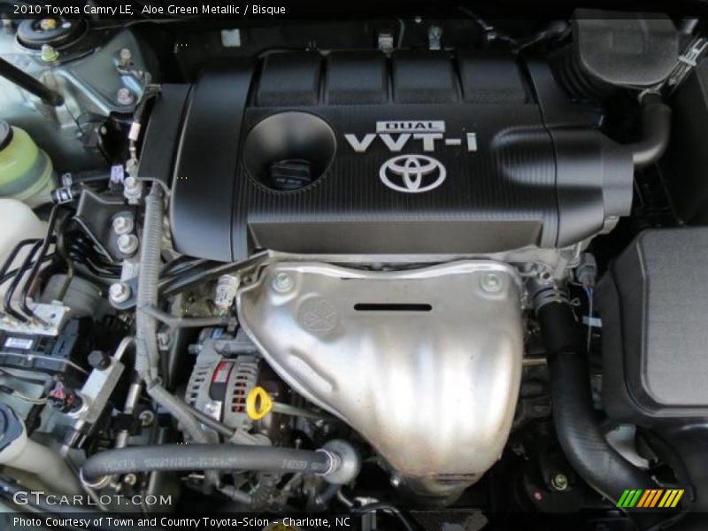 Aloe Green Metallic / Bisque 2010 Toyota Camry LE