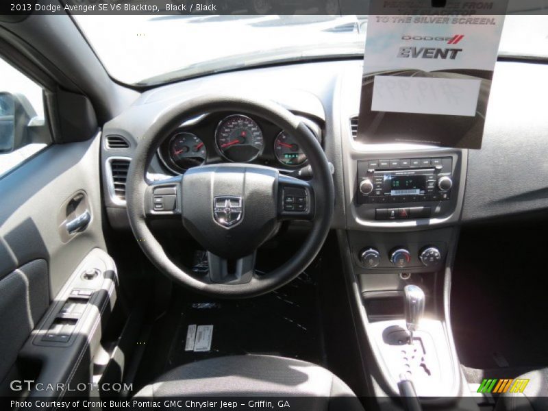 Black / Black 2013 Dodge Avenger SE V6 Blacktop