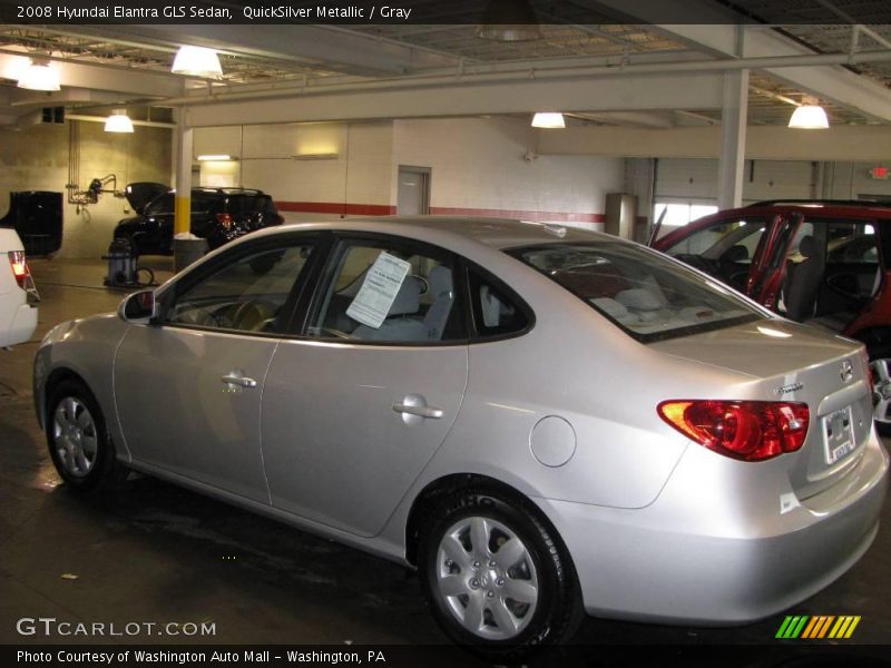 QuickSilver Metallic / Gray 2008 Hyundai Elantra GLS Sedan