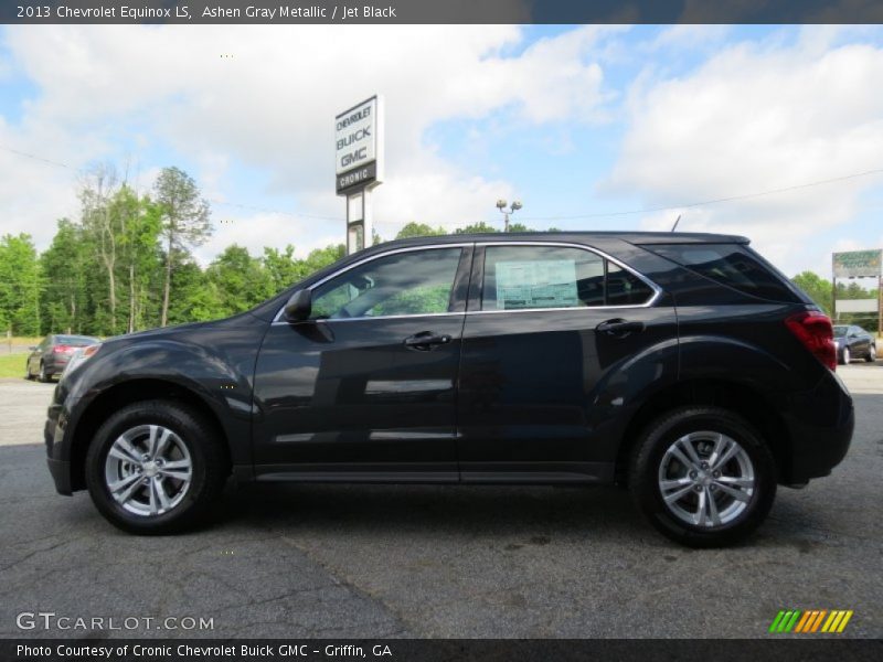 Ashen Gray Metallic / Jet Black 2013 Chevrolet Equinox LS