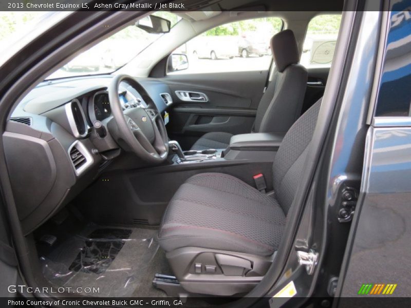 Ashen Gray Metallic / Jet Black 2013 Chevrolet Equinox LS