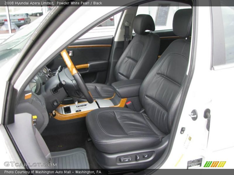 Powder White Pearl / Black 2008 Hyundai Azera Limited