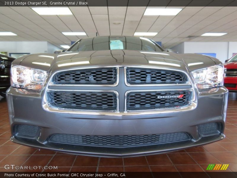 Granite Crystal / Black 2013 Dodge Charger SE