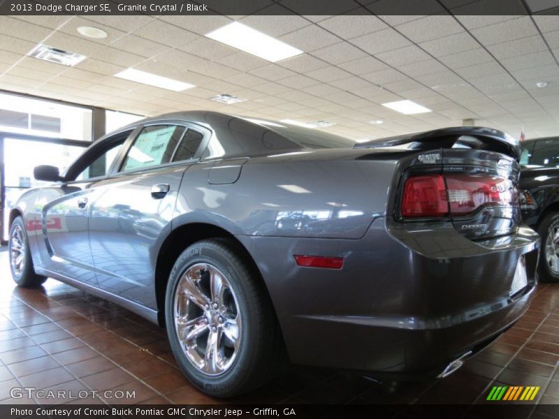 Granite Crystal / Black 2013 Dodge Charger SE