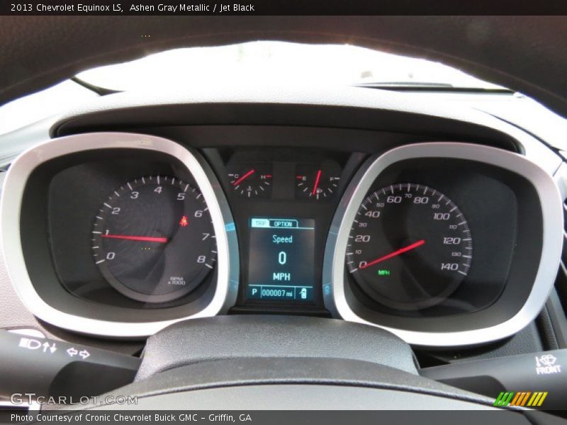 Ashen Gray Metallic / Jet Black 2013 Chevrolet Equinox LS