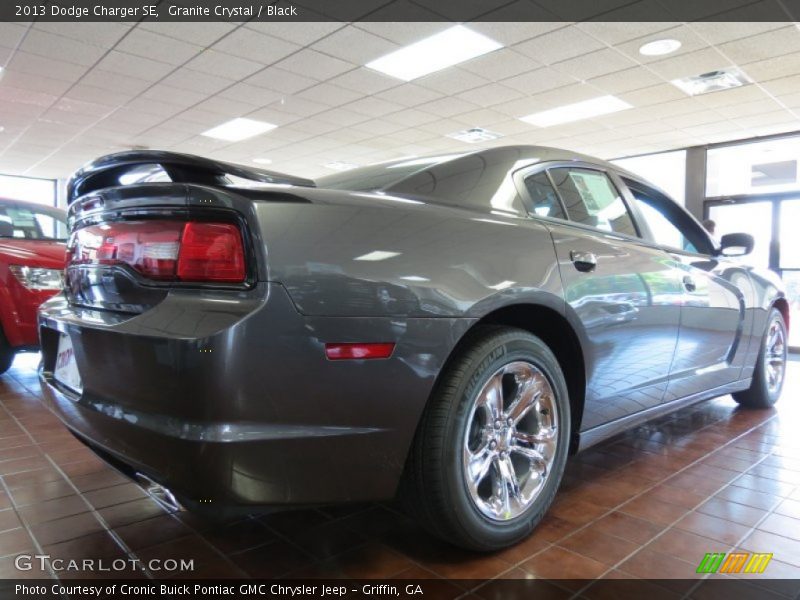 Granite Crystal / Black 2013 Dodge Charger SE