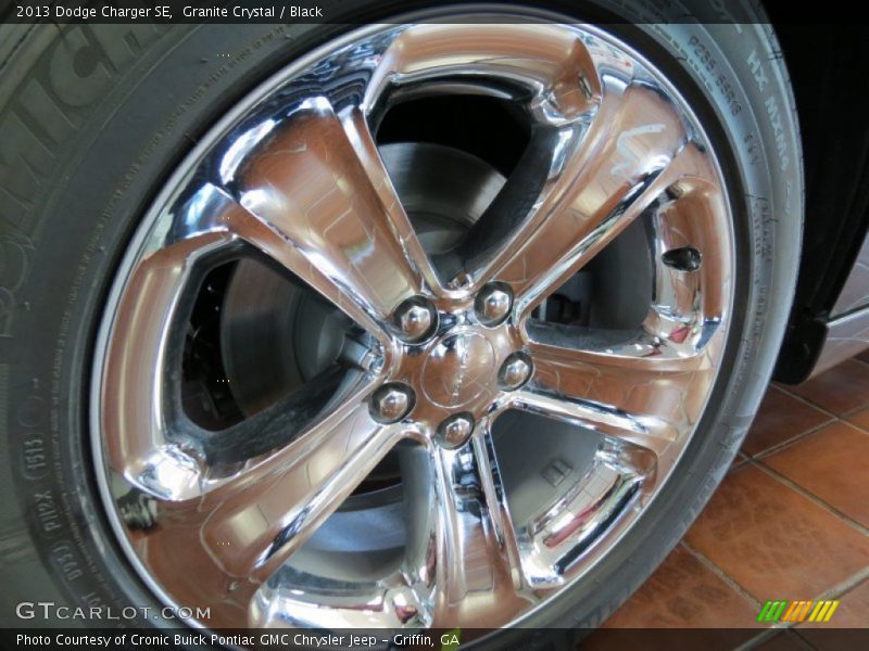 Granite Crystal / Black 2013 Dodge Charger SE
