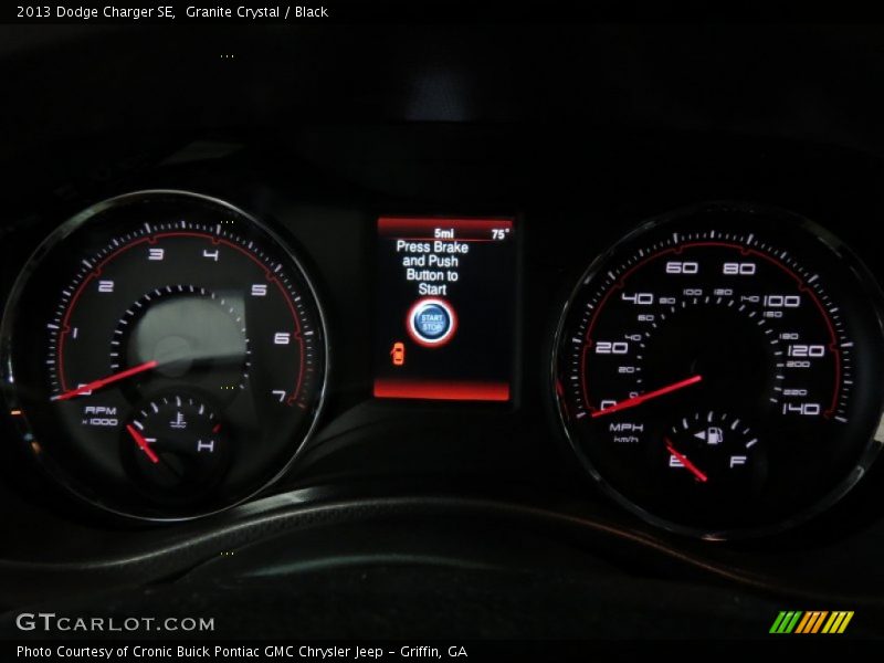 Granite Crystal / Black 2013 Dodge Charger SE