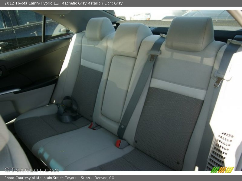 Magnetic Gray Metallic / Light Gray 2012 Toyota Camry Hybrid LE