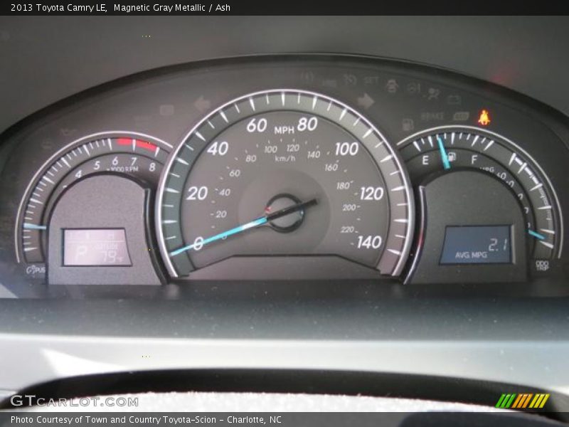 Magnetic Gray Metallic / Ash 2013 Toyota Camry LE