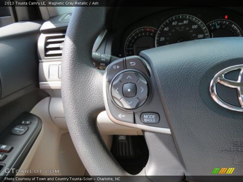 Magnetic Gray Metallic / Ash 2013 Toyota Camry LE